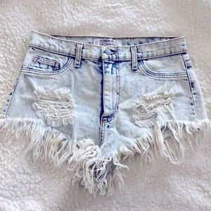 High waisted daisy dukes